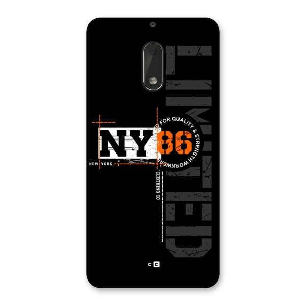 New York Limited Back Case for Nokia 6