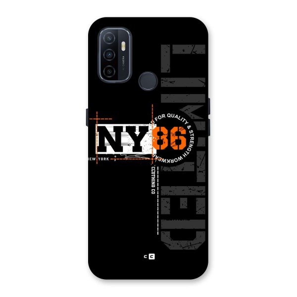 New York Limited Back Case for Oppo A32