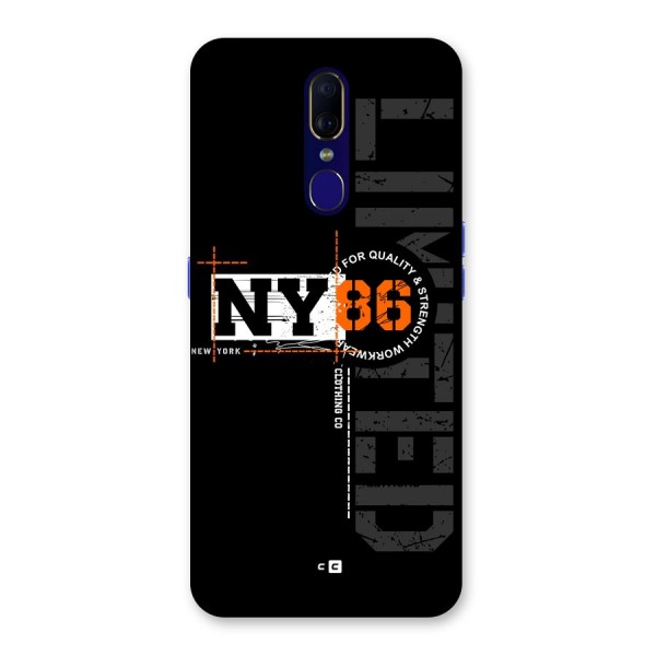 New York Limited Back Case for Oppo A9