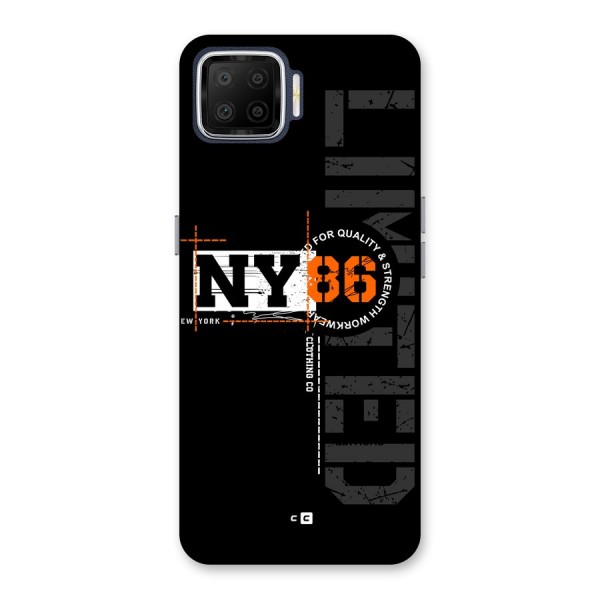 New York Limited Back Case for Oppo F17