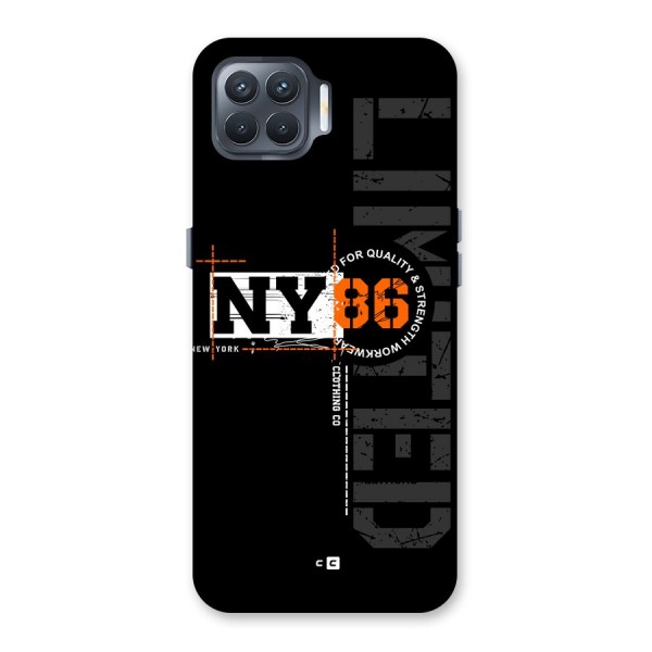 New York Limited Back Case for Oppo F17 Pro