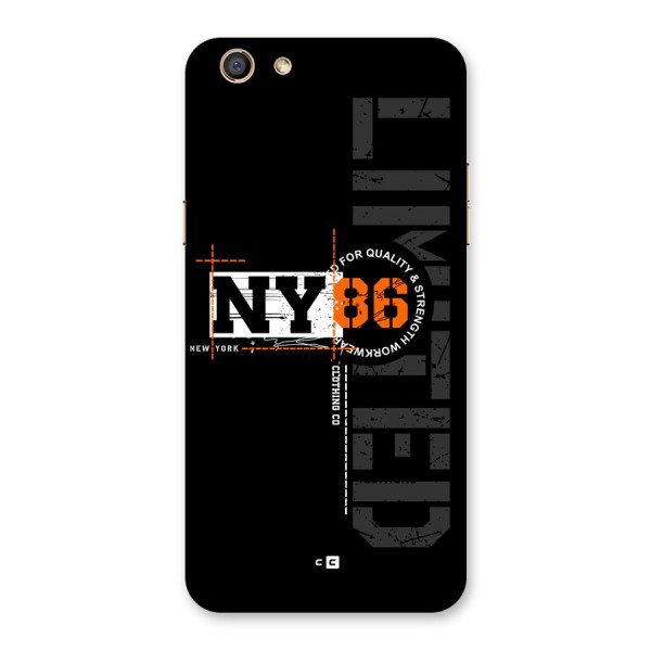 New York Limited Back Case for Oppo F3