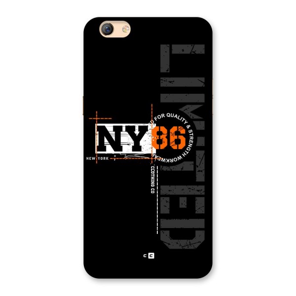 New York Limited Back Case for Oppo F3 Plus