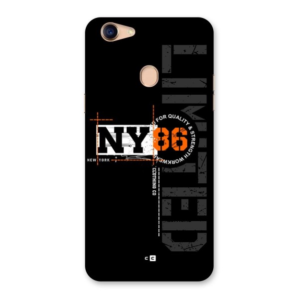 New York Limited Back Case for Oppo F5 Youth