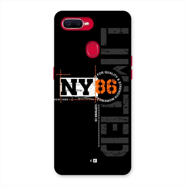 New York Limited Back Case for Oppo F9 Pro