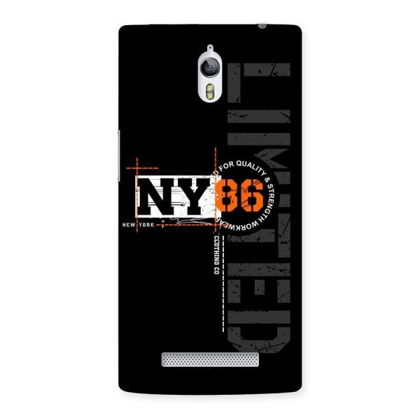 New York Limited Back Case for Oppo Find 7