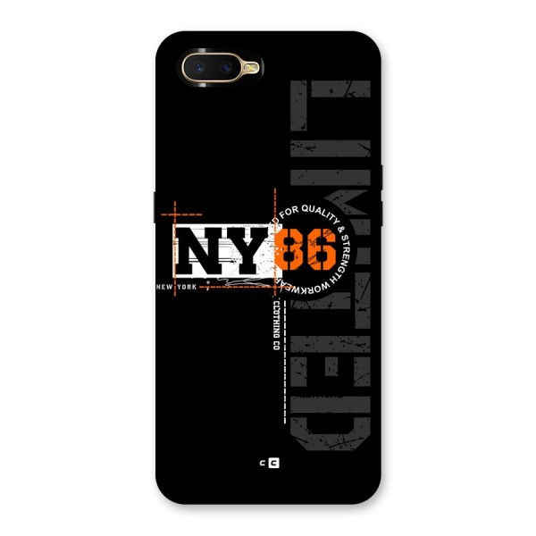 New York Limited Back Case for Oppo K1