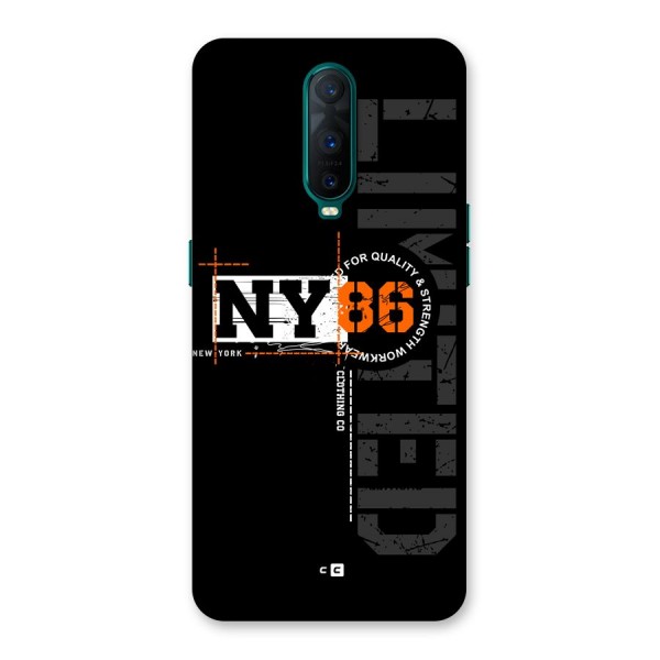 New York Limited Back Case for Oppo R17 Pro