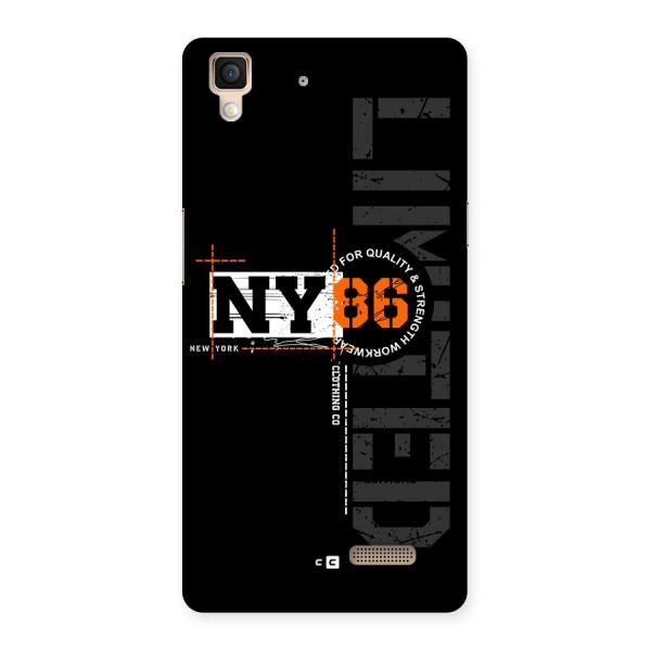 New York Limited Back Case for Oppo R7