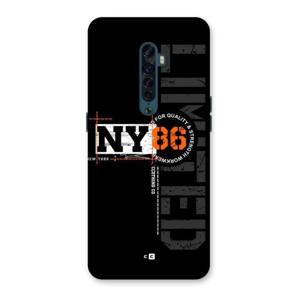 New York Limited Back Case for Oppo Reno2