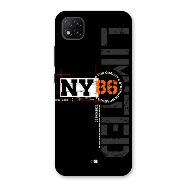 New York Limited Back Case for Poco C3