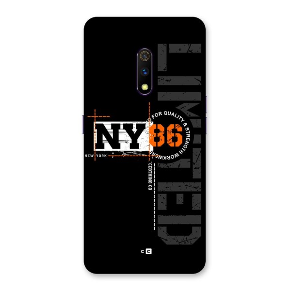 New York Limited Back Case for Realme X