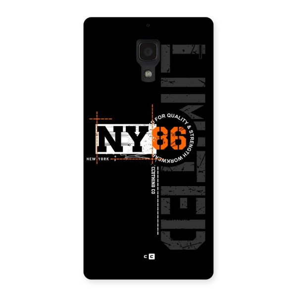 New York Limited Back Case for Redmi 1s