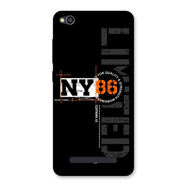 New York Limited Back Case for Redmi 4A