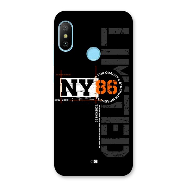 New York Limited Back Case for Redmi 6 Pro