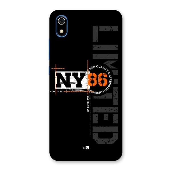 New York Limited Back Case for Redmi 7A