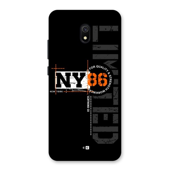 New York Limited Back Case for Redmi 8A