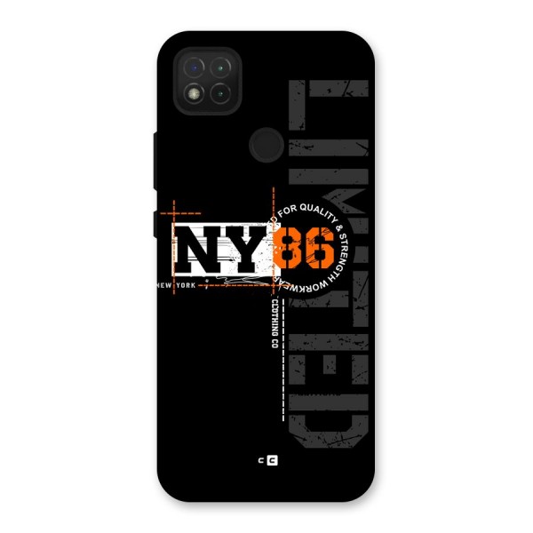 New York Limited Back Case for Redmi 9C