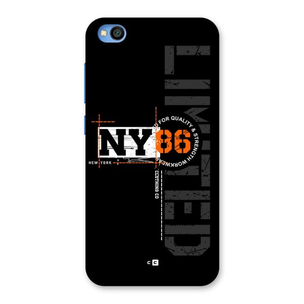 New York Limited Back Case for Redmi Go