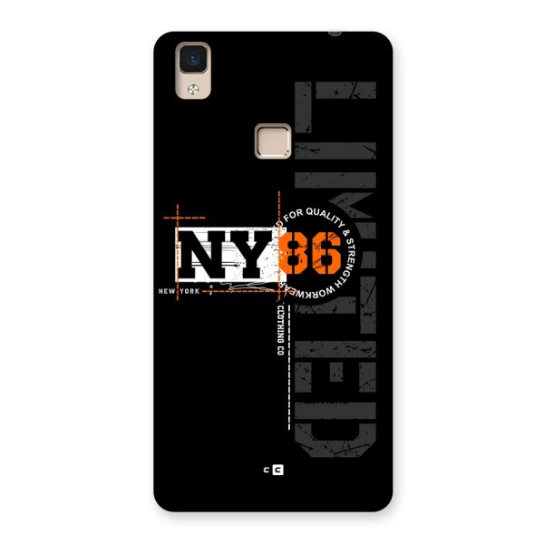New York Limited Back Case for V3 Max