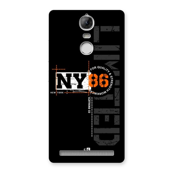 New York Limited Back Case for Vibe K5 Note