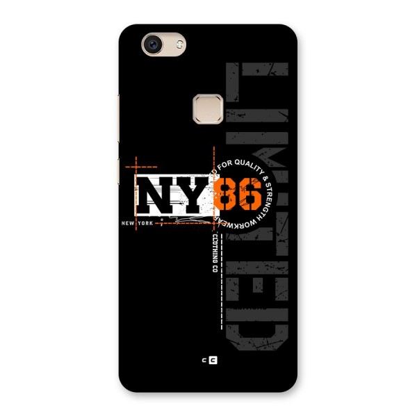 New York Limited Back Case for Vivo V7