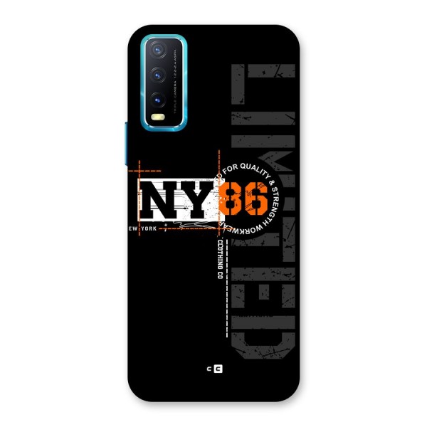 New York Limited Back Case for Vivo Y12s