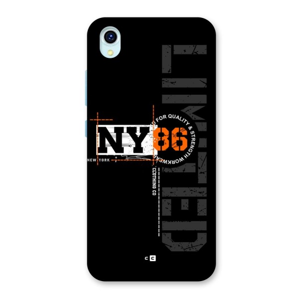 New York Limited Back Case for Vivo Y1s