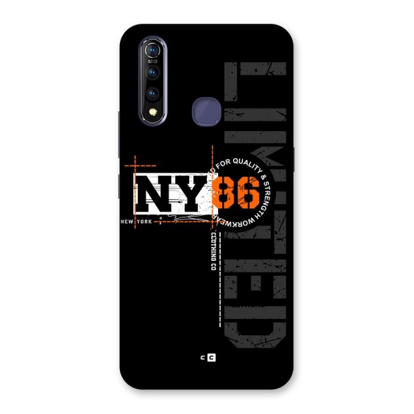 New York Limited Back Case for Vivo Z1 Pro