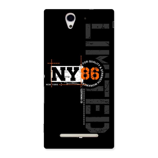 New York Limited Back Case for Xperia C3