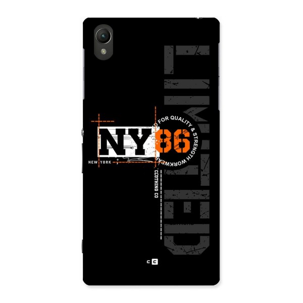 New York Limited Back Case for Xperia Z1