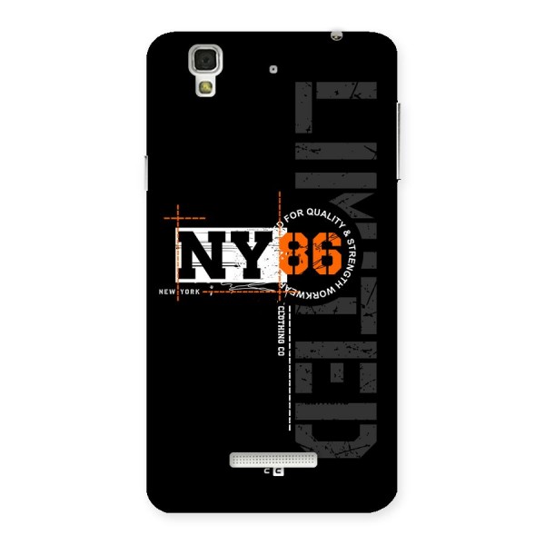 New York Limited Back Case for Yureka