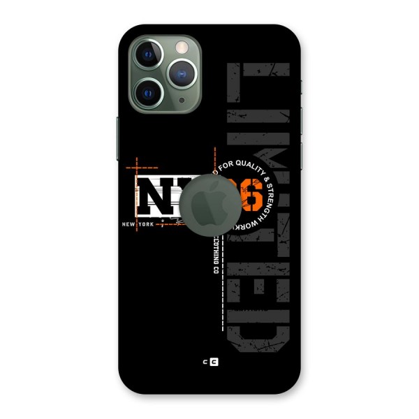 New York Limited Back Case for iPhone 11 Pro Logo Cut