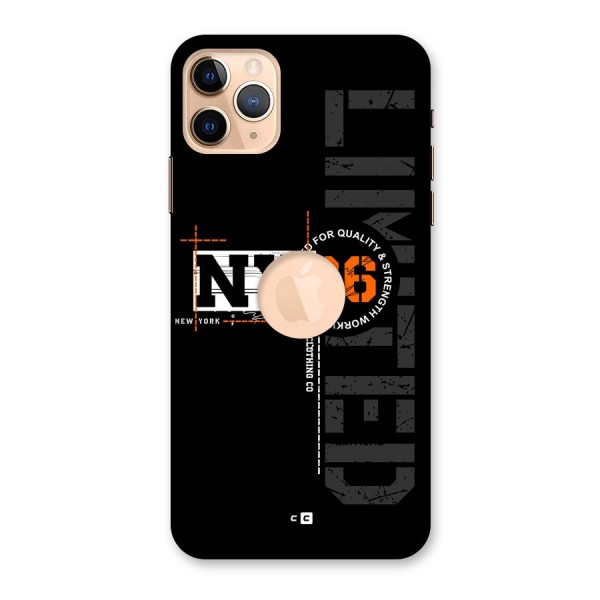 New York Limited Back Case for iPhone 11 Pro Max Logo Cut