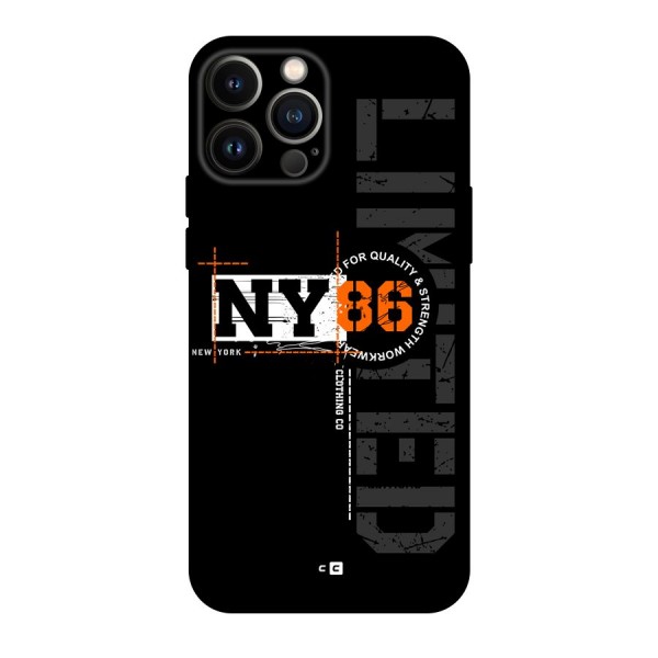 New York Limited Back Case for iPhone 13 Pro Max