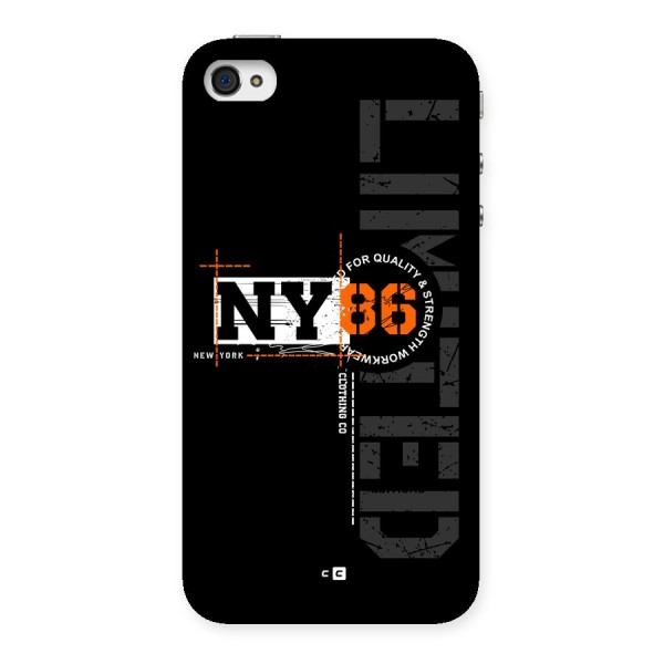 New York Limited Back Case for iPhone 4 4s