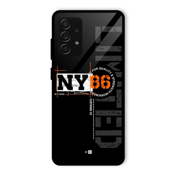 New York Limited Glass Back Case for Galaxy A53 5G