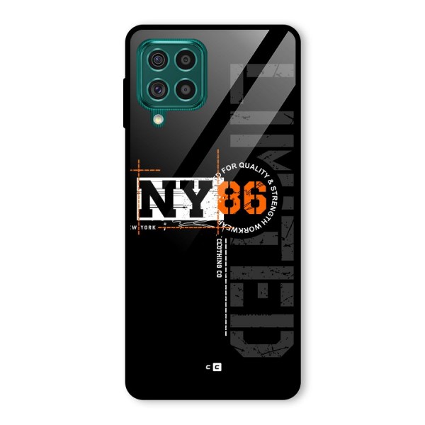 New York Limited Glass Back Case for Galaxy F62