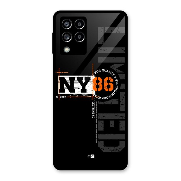New York Limited Glass Back Case for Galaxy M53 5G