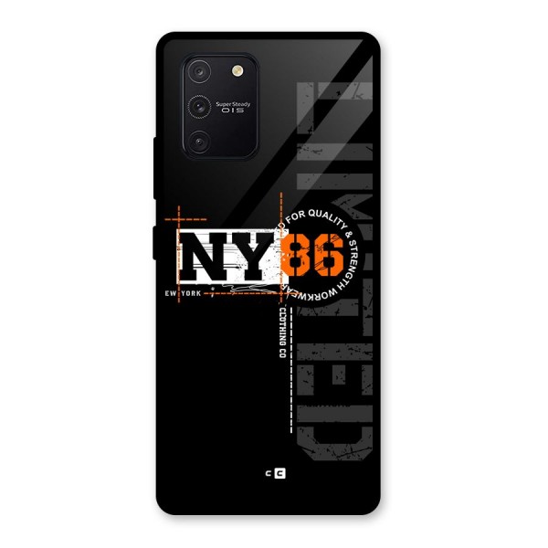 New York Limited Glass Back Case for Galaxy S10 Lite