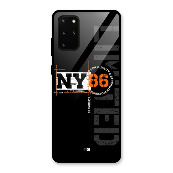 New York Limited Glass Back Case for Galaxy S20 Plus