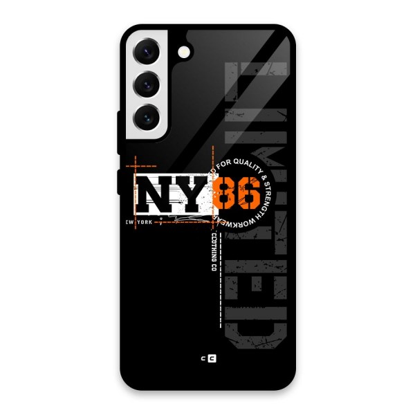 New York Limited Glass Back Case for Galaxy S22 Plus 5G