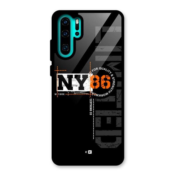 New York Limited Glass Back Case for Huawei P30 Pro