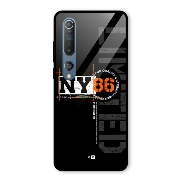 New York Limited Glass Back Case for Mi 10