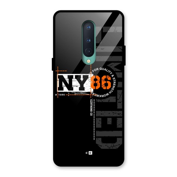 New York Limited Glass Back Case for OnePlus 8