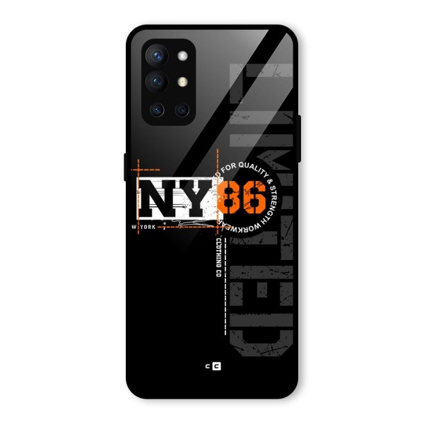 New York Limited Glass Back Case for OnePlus 9R