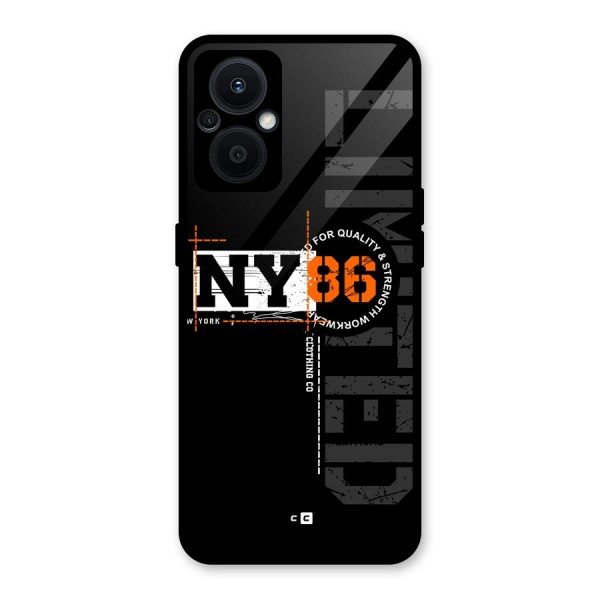 New York Limited Glass Back Case for Oppo F21s Pro 5G