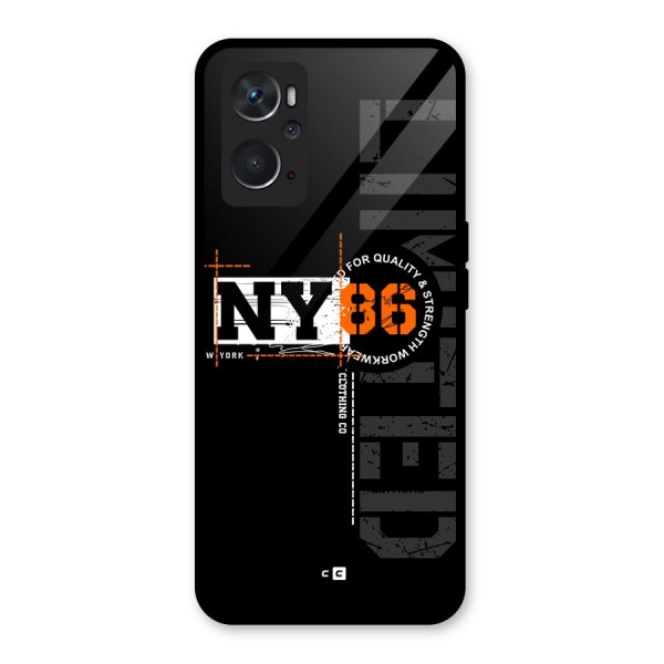 New York Limited Glass Back Case for Oppo K10 4G