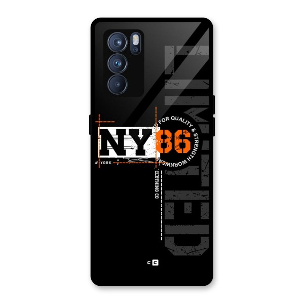 New York Limited Glass Back Case for Oppo Reno6 Pro 5G