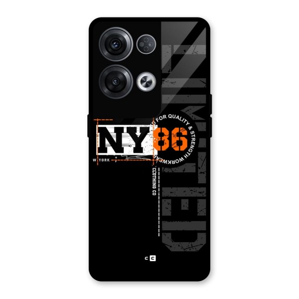 New York Limited Glass Back Case for Oppo Reno8 Pro 5G